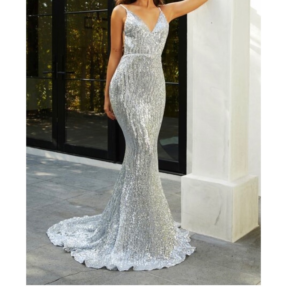 Portia and Scarlet Silver Dress